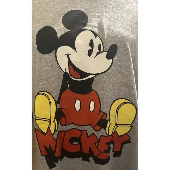 Disney Mickey Mouse Classic T-Shirt Gray Size XL, NWOT, Unisex - Picture 3 of 3